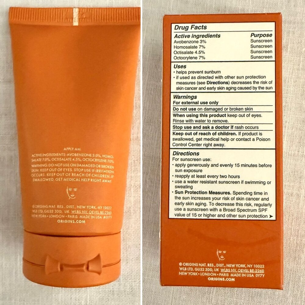 Origins Ginzing SPF 30 Daily Moisturizer Broad Spectrum Full Size 1.7 Fl Oz - Picture 6 of 7